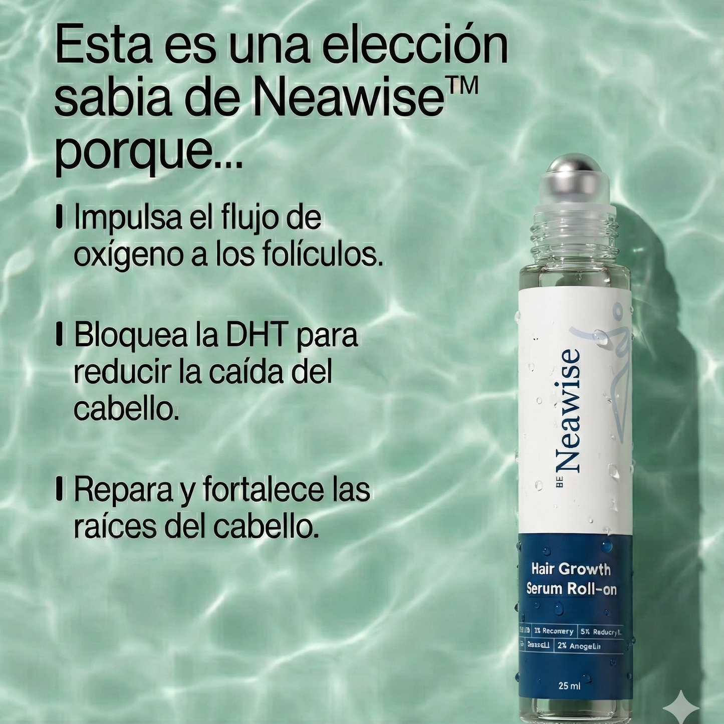 Neawise™ - Serum roll crecimiento de cabello avanzado